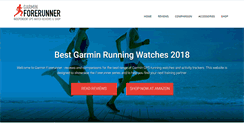 Desktop Screenshot of garminforerunner.com