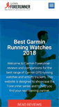 Mobile Screenshot of garminforerunner.com